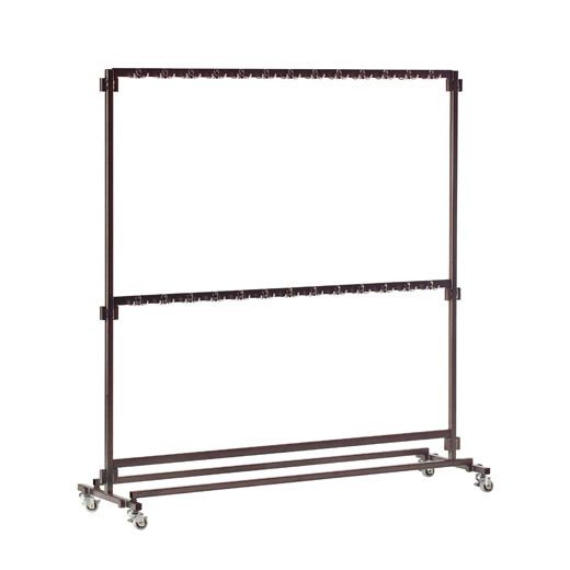 verrijdbaar garderobe rek 100 haaks